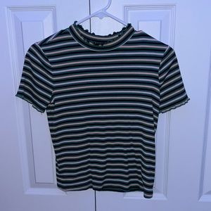 target art class girls striped tee in a large. runs a bit small